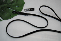 Lederleine Spezial geflochten 10mm x 5m mit Schlaufe schwarz